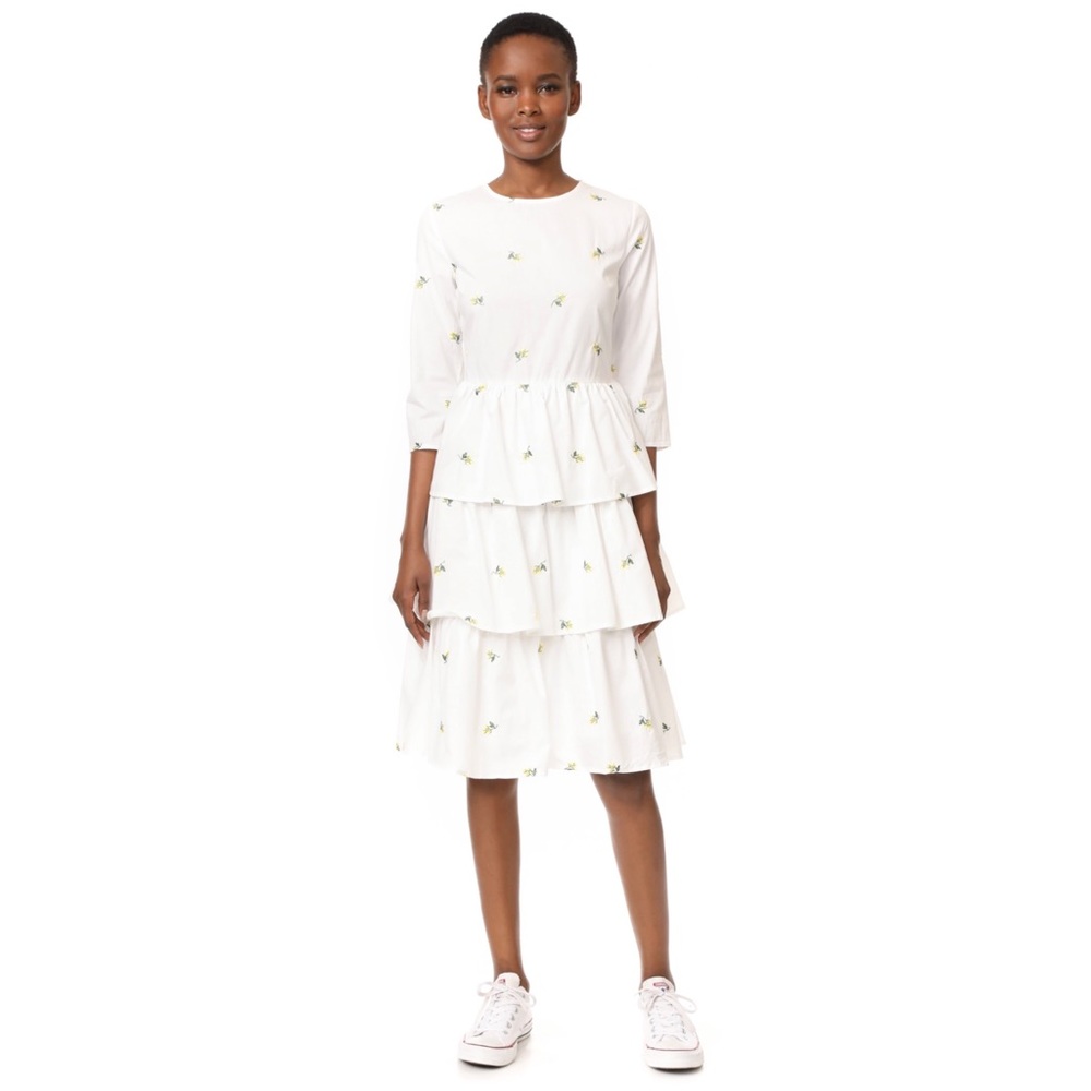 English Factory Long Ruffle Dress